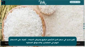 تغير جديد في سعر الأرز الشعير «رفيع وعريض الحبة».. تعرف على الأسعار اليوم في المضارب والأسواق المحلية